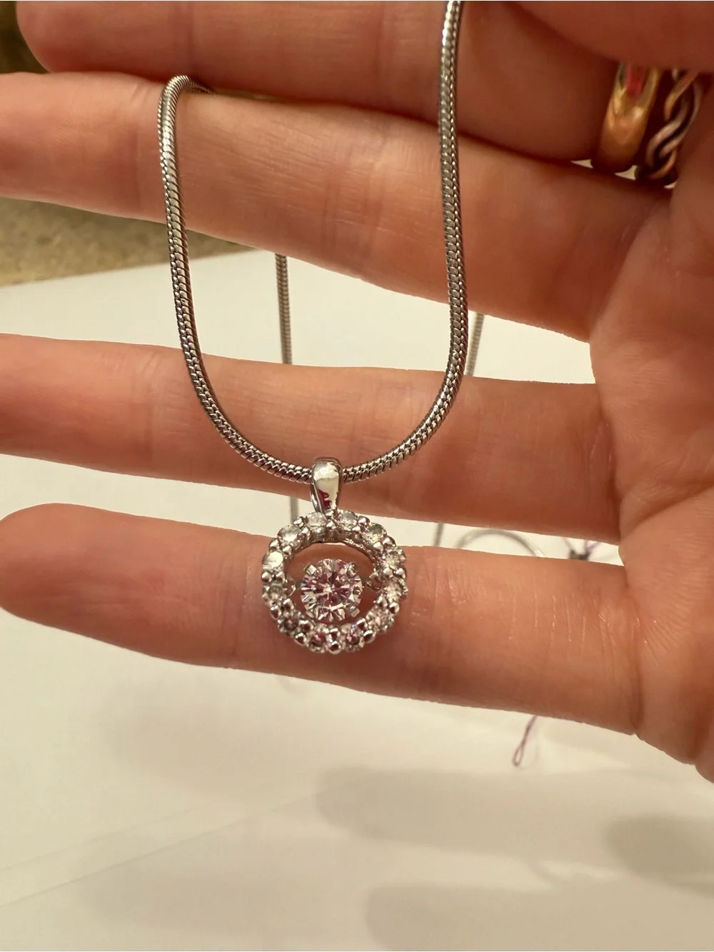 Diamond Pendant Necklace!